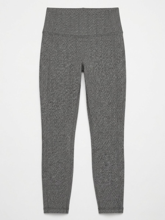 Athleta Pants - Athleta Black and White Herringbone Knit Leggings
